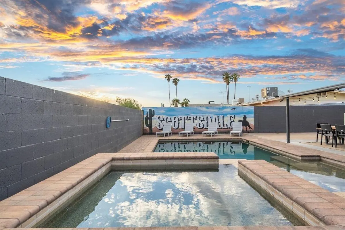 Heated Pool, Spa, Modern 3B Oasis, Scottsdale Tempe 0*,