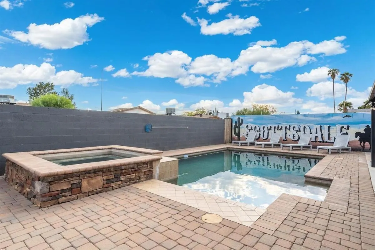 Heated Pool, Spa, Modern 3B Oasis, Scottsdale Tempe 0*,